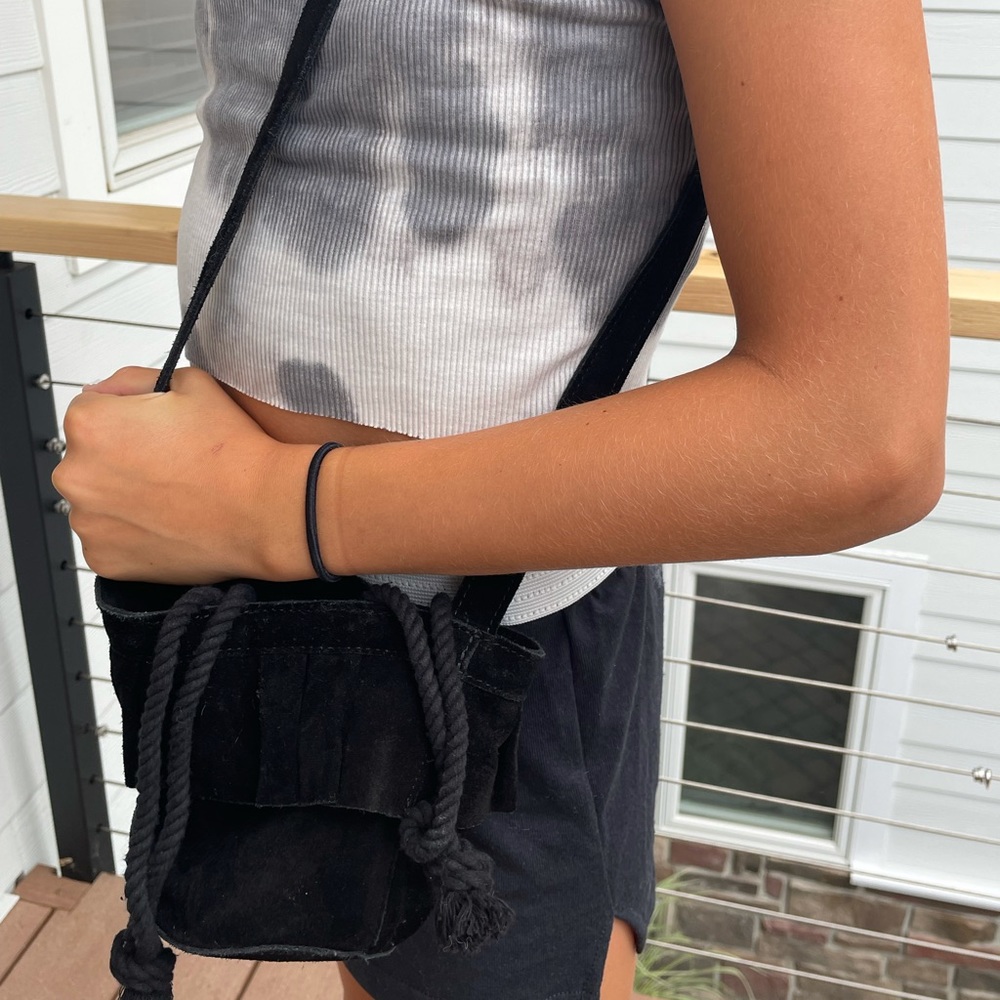 Black Rope Purse